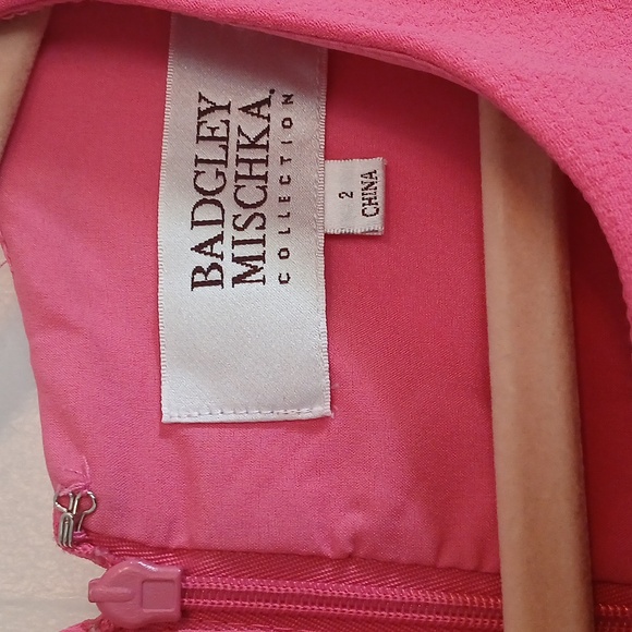 Badgley Mischka Pink Dress - Picture 5 of 7